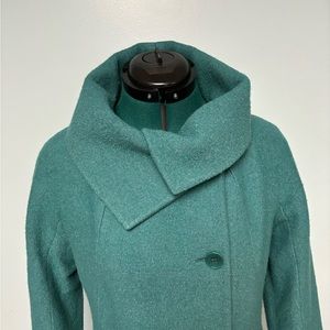 Talbots teal winter coat